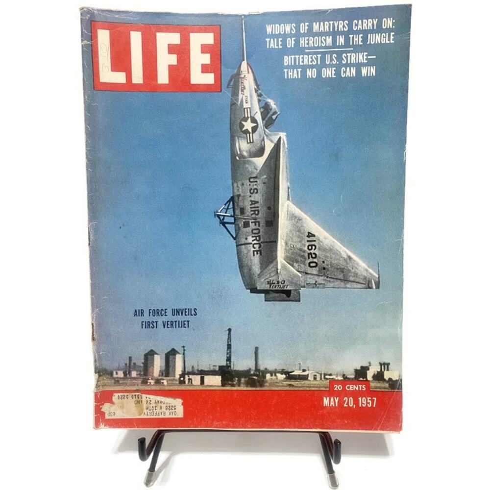 Life Magazine May 20 1957 United States Air Force Unveils The X-13 Vertijet
